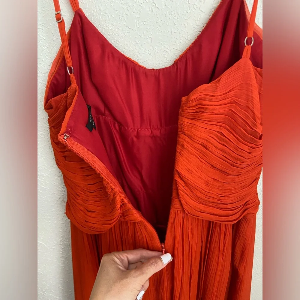 BCBG MaxAzria Silk Cocktail Special Occasion Dress Size 6 - Picture 13 of 16